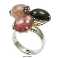 [NAS] Adore 아도르 [실버 수공예 토르마린 반지]