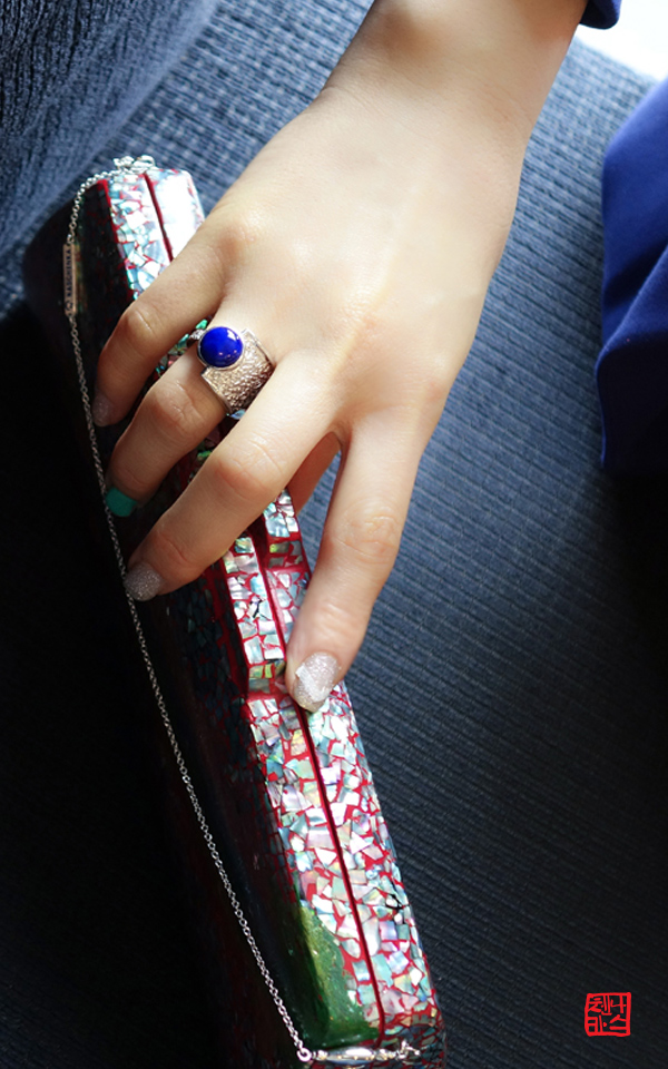 [나스첸카] 사랑은 눈으로 하는것 _ 로얄 블루 청금석 반지