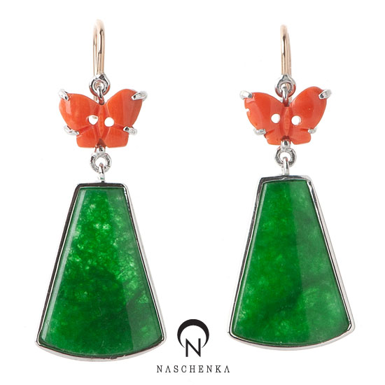 [나스첸카] 원해요, 이런 아름다움 _ 비취 귀걸이