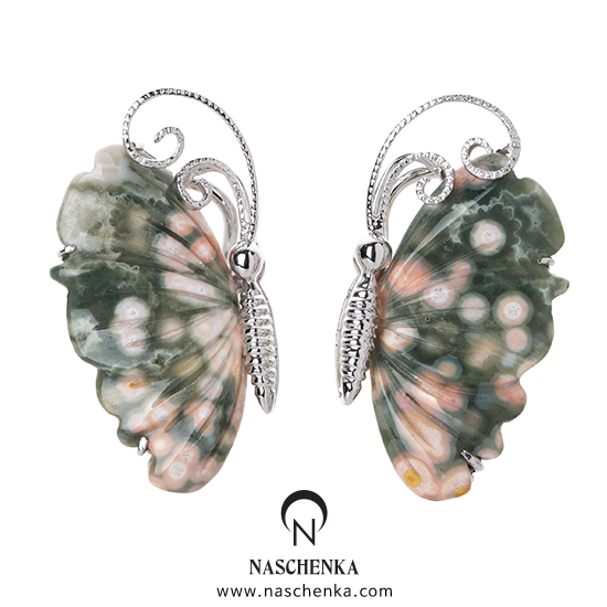 [나스첸카] 연리지 [連理枝] _ 쟈스퍼 귀걸이