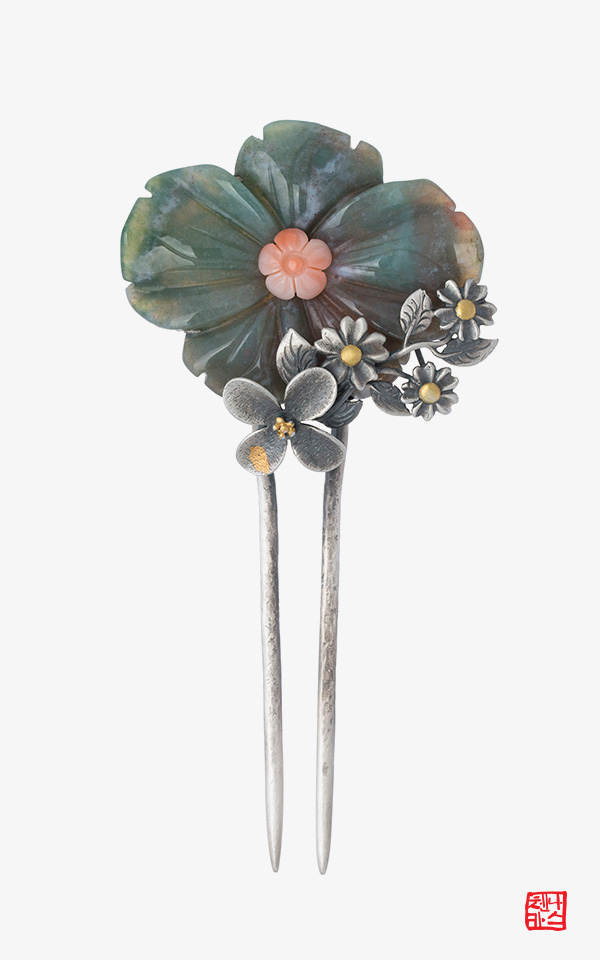 [나스첸카] tvN 철인왕후 협찬 _ 랑스러운 품격 _ 한복 비녀 뒤꽂이 한복악세사리