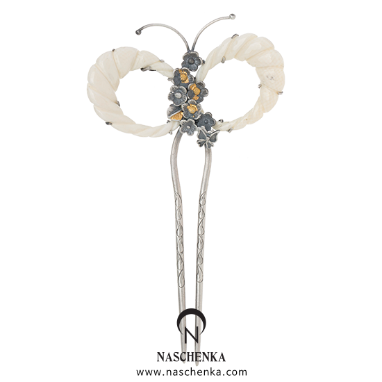 [나스첸카] 그대 _ 은 뒤꽂이 _ 한복 머리장식 _ 결혼준비 _ 신랑어머니한복 쪽진머리비녀