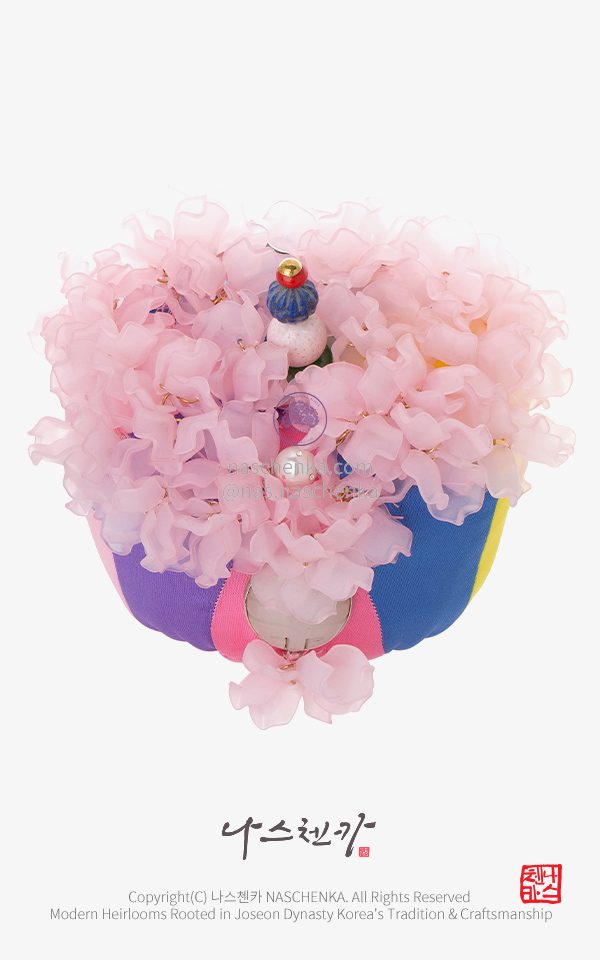 [나스첸카] Color Bloom Jokduri | 나스첸카 색동 꽃길 족두리