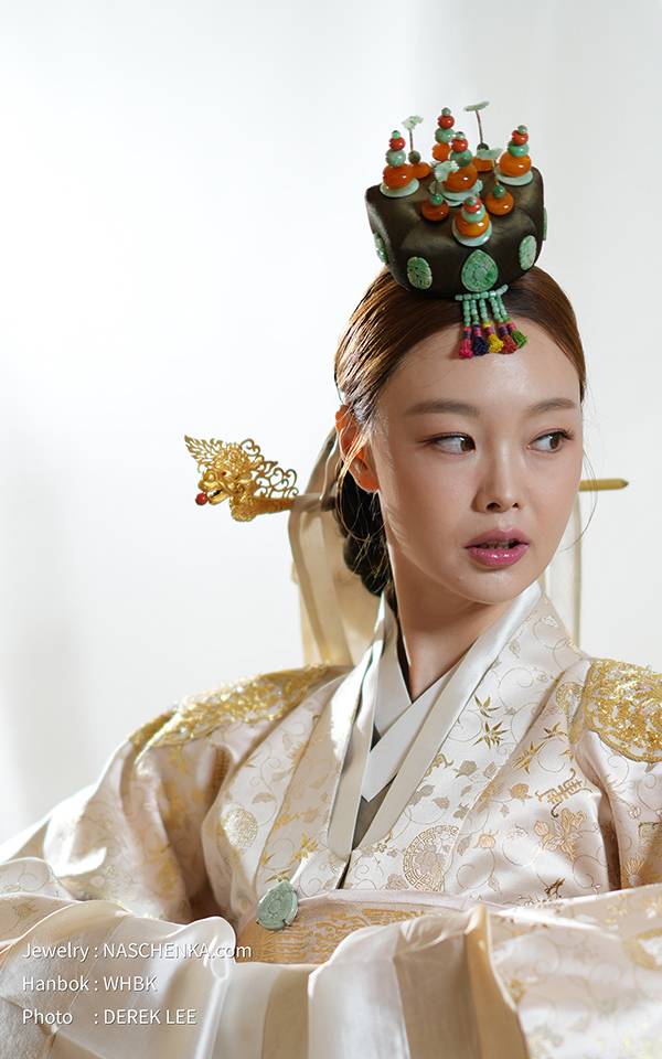 [나스첸카] 앤틱 고급 전통 족두리